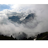   Gebirge, Nebel, Allgäu
