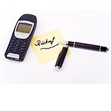   Mobile Phones, Call, Meeting, Notes, Recall
