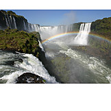   Wasserfall, Regenbogen, Iguacu