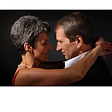   45-60 Years, Senior, Senior, Couple, Embracing