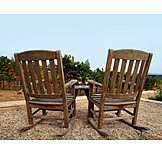   Garden, Patio, Rocking chair