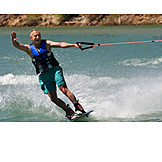   Active Seniors, Water Sport, Water Ski, Wakeboard