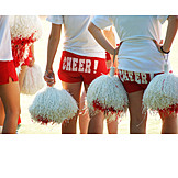   Buttocks, Cheerleader, Pom pom, Cheer