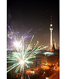   Berlin, Silvester, Feuerwerk