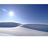   Sonne, Winterlandschaft, Schnee