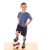   Junge, Spielen & Hobby, Sport & Fitness, Fußball, Ball
