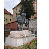   Reiterstandbild, Zagreb, Gornji grad