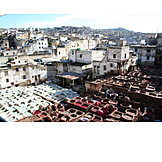   Stadtansicht, Marokko, Gerberei