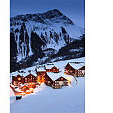   Village, Ski resort, Le corbier