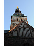   Dom, Kirchturm, Riga