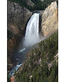   Wasserfall, Yellowstone river, Yellowstone, Nationalpark