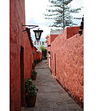   Gasse, Kloster, Peru, Santa catalina