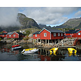   Cabin, Norway, Fishing hut, Robuer
