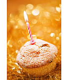   Geburtstag, Muffin, Geburtstagskuchen