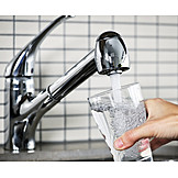   Wasserglas, Trinkwasser, Leitungswasser
