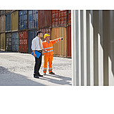   Logistik, Containerterminal, Absprache
