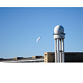   Radar, Radar tower, Tempelhof, Tempelhof airport