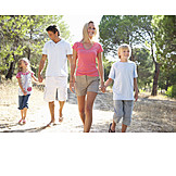   Spaziergang, Familie, Familienleben