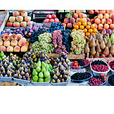   Obst, Marktstand