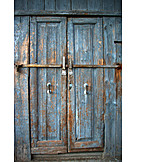   Eingang, Tür, Verschlossen