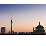   Skyline, Berlin, Fernsehturm, Alexanderplatz
