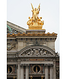   Statue, Paris, Opéra national de paris, Pariser oper
