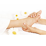   Foot, Massaging, Massage, Foot massage