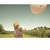   Mädchen, Sorglos & Entspannt, Luftballon