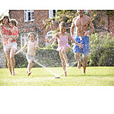   Fun & Happiness, Summer, Family, Splashing