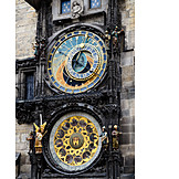   Town hall clock, Astronomical clock