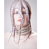   Woman, Headwear, Octopus