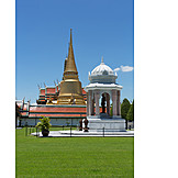   Tempel, Chedi, Wat phra kaeo, Phra sri rattana chedi