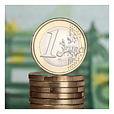   Money, Euro, 1 Euro