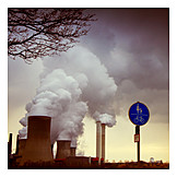  Industrie, Kraftwerk, Umweltbelastung, Niederaußem