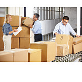   Meeting & Conversation, Logistics, Warehouse Clerk, Warehouse Clerk, Mail Order Company