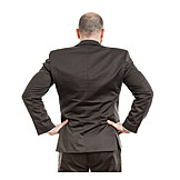   Businessman, Rear view, Determined