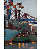   Handel, Frachtschiff, Containerschiff
