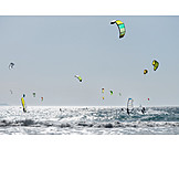   Water Sport, Kiteboarding, Windsurfer