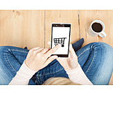   Einkauf & Shopping, Einkaufswagen, Onlineshopping
