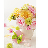   Blumenstrauß, Geschenk, Muttertag, Blumenvase