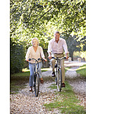   Active Seniors, Cycling, Older Couple