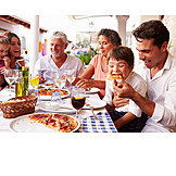   Gastronomie, Essen & Trinken, Familie, Pizzeria, Sommerurlaub