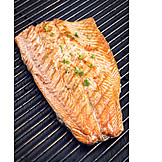  Grill, Salmon fillet
