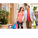   Paar, Einkauf & Shopping, Einkaufsbummel, Shoppen