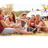   Sommer, Festival, Picknick, Freunde