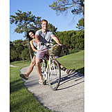   Enjoyment & Relaxation, Love Couple, Cycling