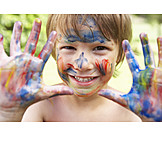   Fun & Happiness, Finger Painting