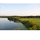   Lake, Aerial View, Brandenburg