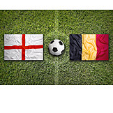   Fußball, Spiel, England, Belgien