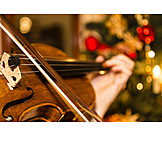   Geige, Musizieren, Weihnachtsmusik